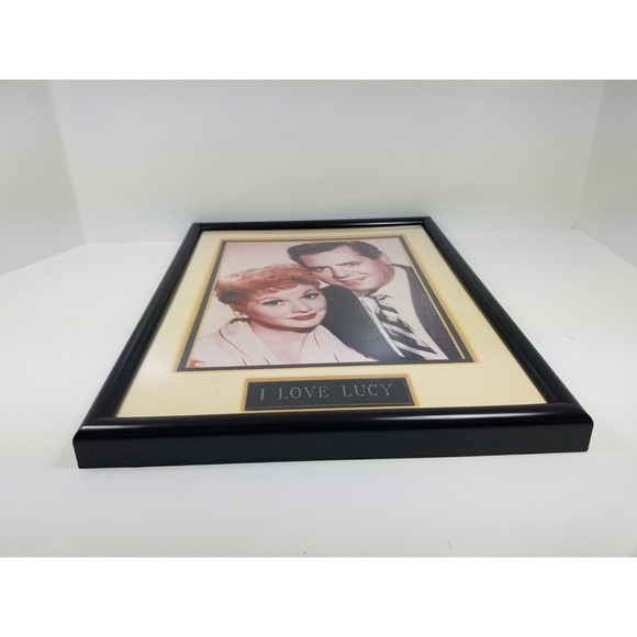 Picture Celebrity Print of Lucy and Ricky Ricardo with engraved I love Lucy Plac - Picture 8 of 9